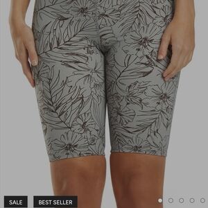 Floral Gray Free People Women's Bike Shorts Small